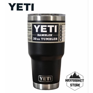 YETI แก้วเยติแท้ 💯% YETI RAMBLER 30oz ( แก้วเก็บความเย็น เยติ ฝาสไลด์แม่เหล็ก ) แก้วกาแฟ พร้อมส่ง🚚