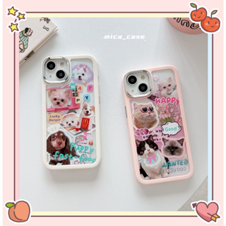 🐱‍🐉จัดส่งภายใน 24 ชม🌹 เคสไอโฟน 11 12 13 14 Pro Max แมว ลูกสุนัข แฟชั่น สไตล์คู่รัก ฤดูร้อน Case for iPhone ผลิตภัณฑ์ร้อน