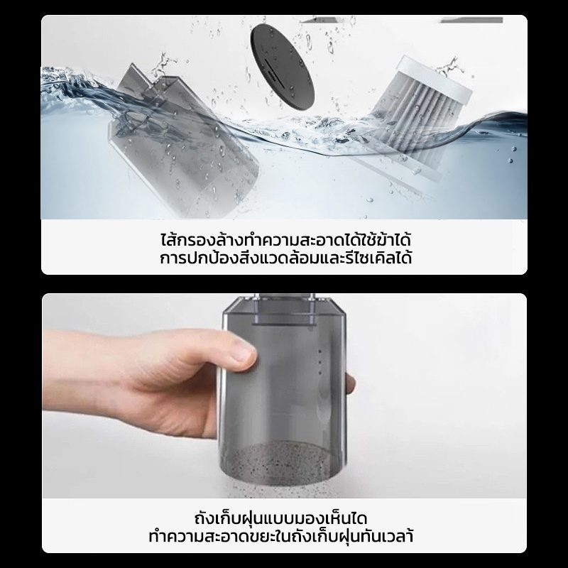 เครื่องดูดฝุ่น ไร้สาย Car vacuum cleaner wireless