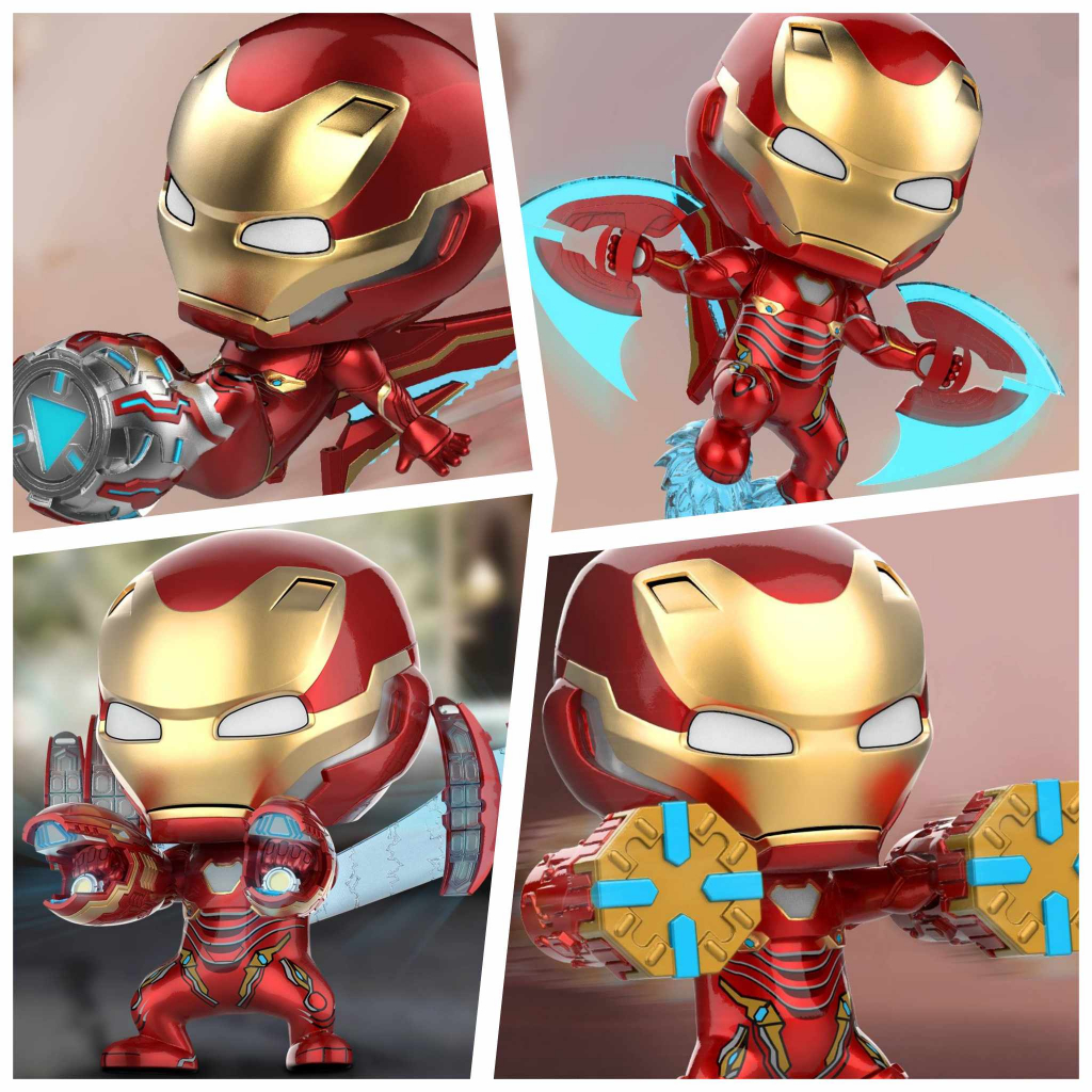 Cosbaby IRON MAN 4 ACTS Collection Infinity War Bobble-Head โมเดล ฟิกเกอร์ ไอรอนแมน ตุ๊กตา from Hot Toys