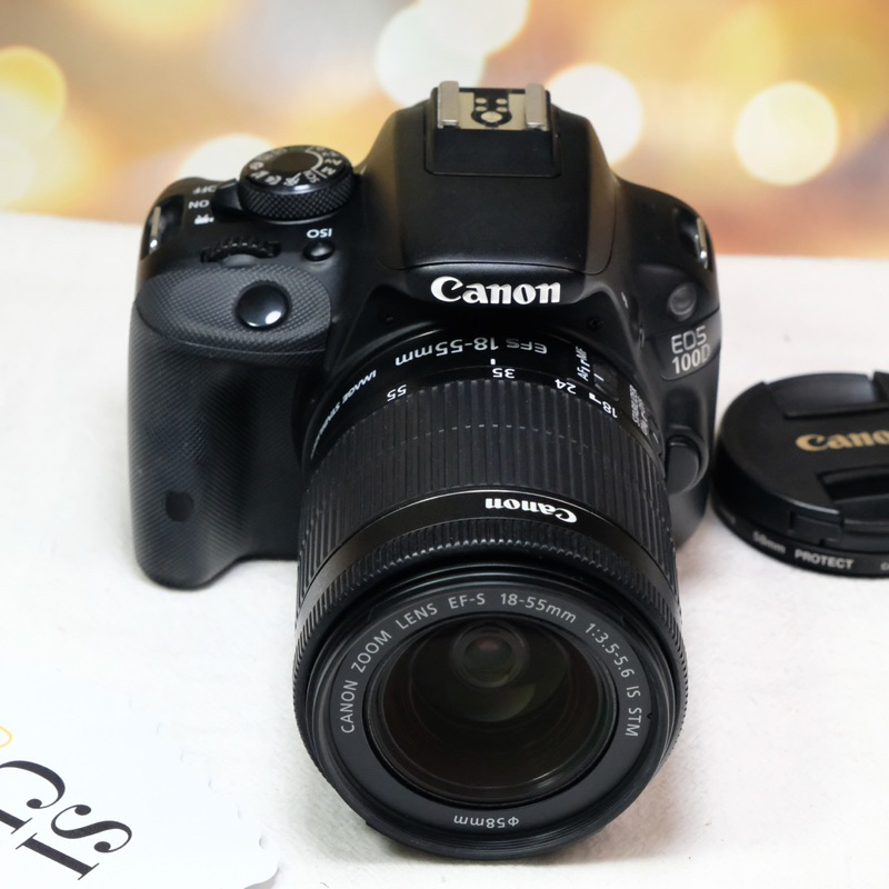 Canon 100d+18-55mm f3.5-5.6 stm (มือสอง)
