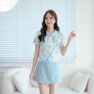 02-284 Blue Bell Garden Lace - 5 ไซส์