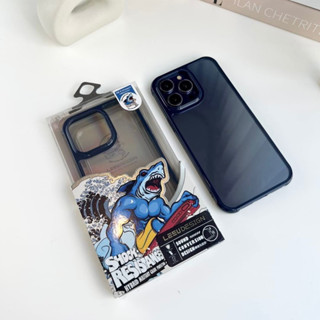 พร้อมส่งในไทย🚀สำหรับiPhone case เคสไอโฟน เคสหมาป่า LEEU Design💯 เคสใสขอบสี เคสขอบสี เคสขอบม่วง 14Pro,14Promax