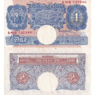 Great Britain 1 Pound ND (1940-1948) P 367 UNC