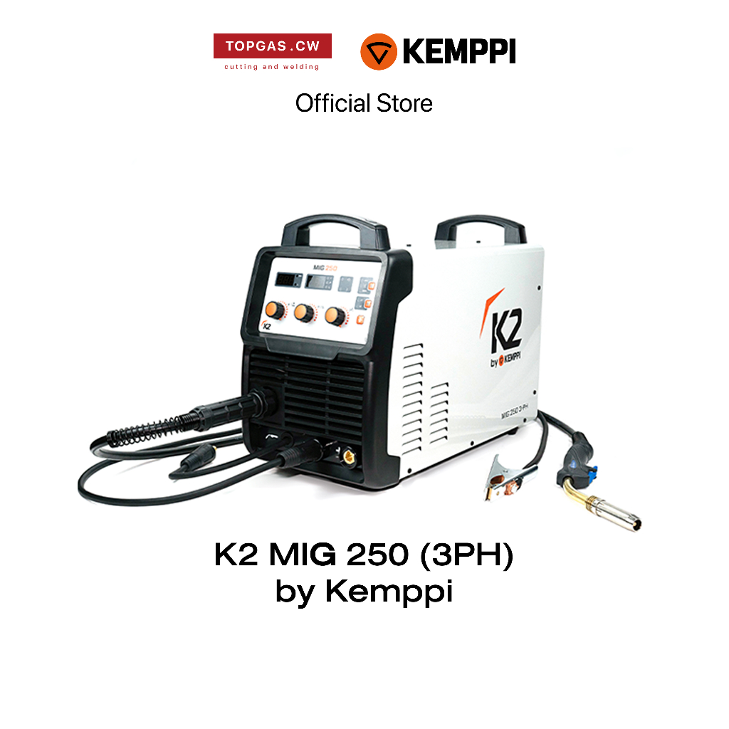 K2 MIG 250 (3PH) by Kemppi เครื่องเชื่อม CO2, ตู้เชื่อม MIG ❘ topgascw
