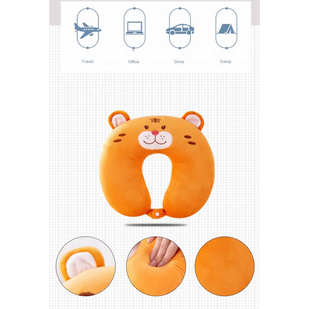 หมอนรองคอคุณภาพสูง ลายการ์ตูน new carton neck pillow