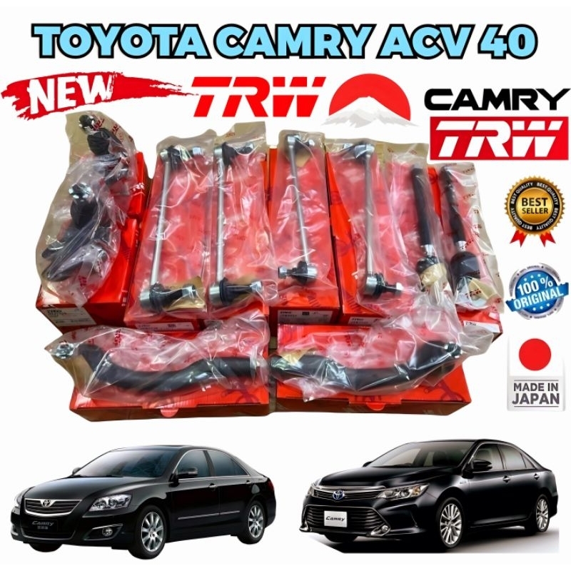 ลูกหมาก ครบชุดใหญ่ ช่วงล่าง TOYOTA CAMRY ACV40 ปี 2006-2012 TRW แท้