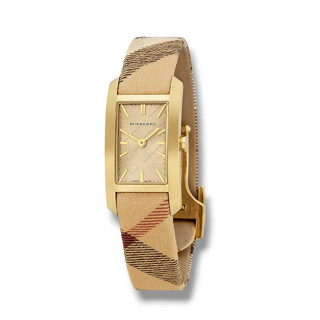 พร้อมส่ง!! นาฬิกาBurberry Pioneer Gold Dial Gold Ion-plated Ladies Watch ของแท้