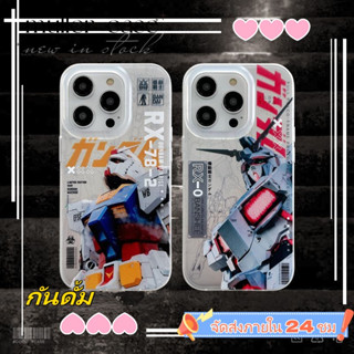 📦จัดส่งภายใน 24 ชม📦เคสไอโฟน 11 14 Pro Max บุคลิกภาพ หุ่นยนต์ กันดั้ม ป้องกันการตก เคส iphone 12 13 Pro Case for iPhone