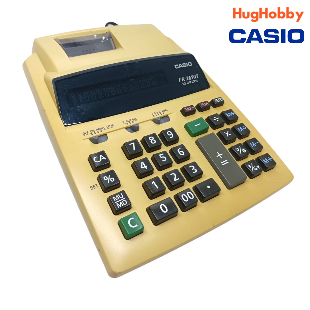 [Junk Item] Casio FR-2650T Printing Calculator