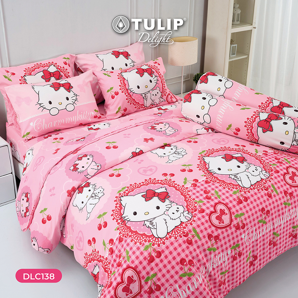 [NEW] TULIP Charmmy Kitty ชุดเครื่องนอน ผ้าปูที่นอน ผ้าห่มนวม รุ่น TULIP Delight ลิขสิทธิ์แท้ Sanrio DLC138 ลายการ์ตูน