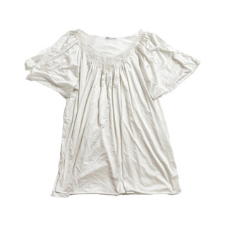 guy laroche white pajama เสื้อนอนสีขาว