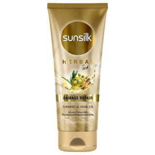 Sunsilk Herbal Fusion Conditioner ซันซิล ครีมนวดผม ขมิ้นและน้ำมันมะกอก 330ml พร้อมส่ง