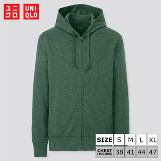 เสื้อฮู้ดดี้ Uniqlo AIRism UV Protection - 58 Dark Green