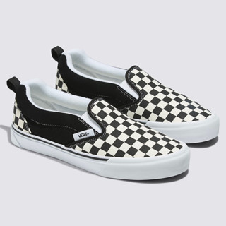 VANS KNU SLIP ON CHECKERBOARD SNEAKERS สินค้ามีประกันแท้