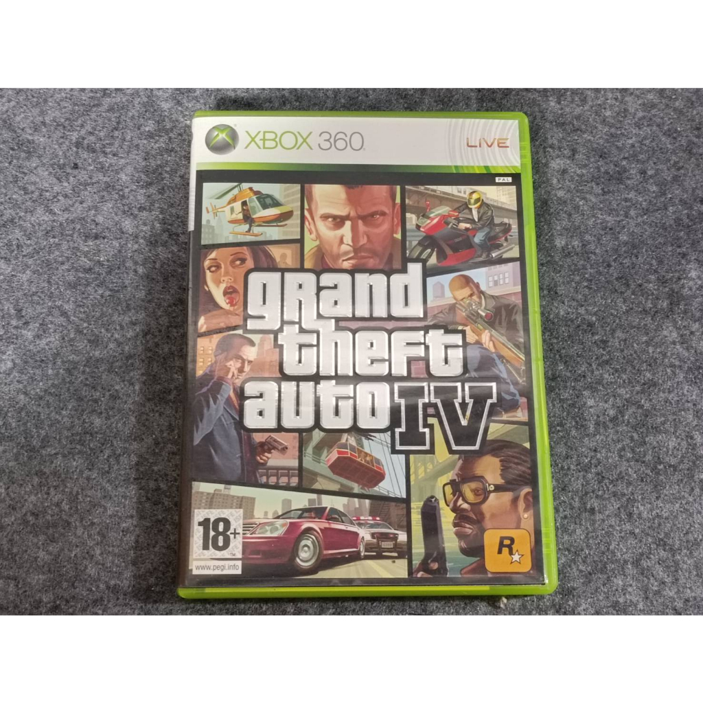 แผ่น Xbox360  แท้GTA 4 Gran Theft Auto IV Eng version