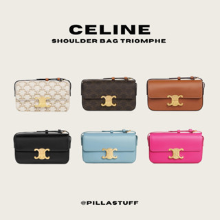 New!!🔥 Celine Triomphe bag สายหนัง รุ่นลิซ่า blackpink