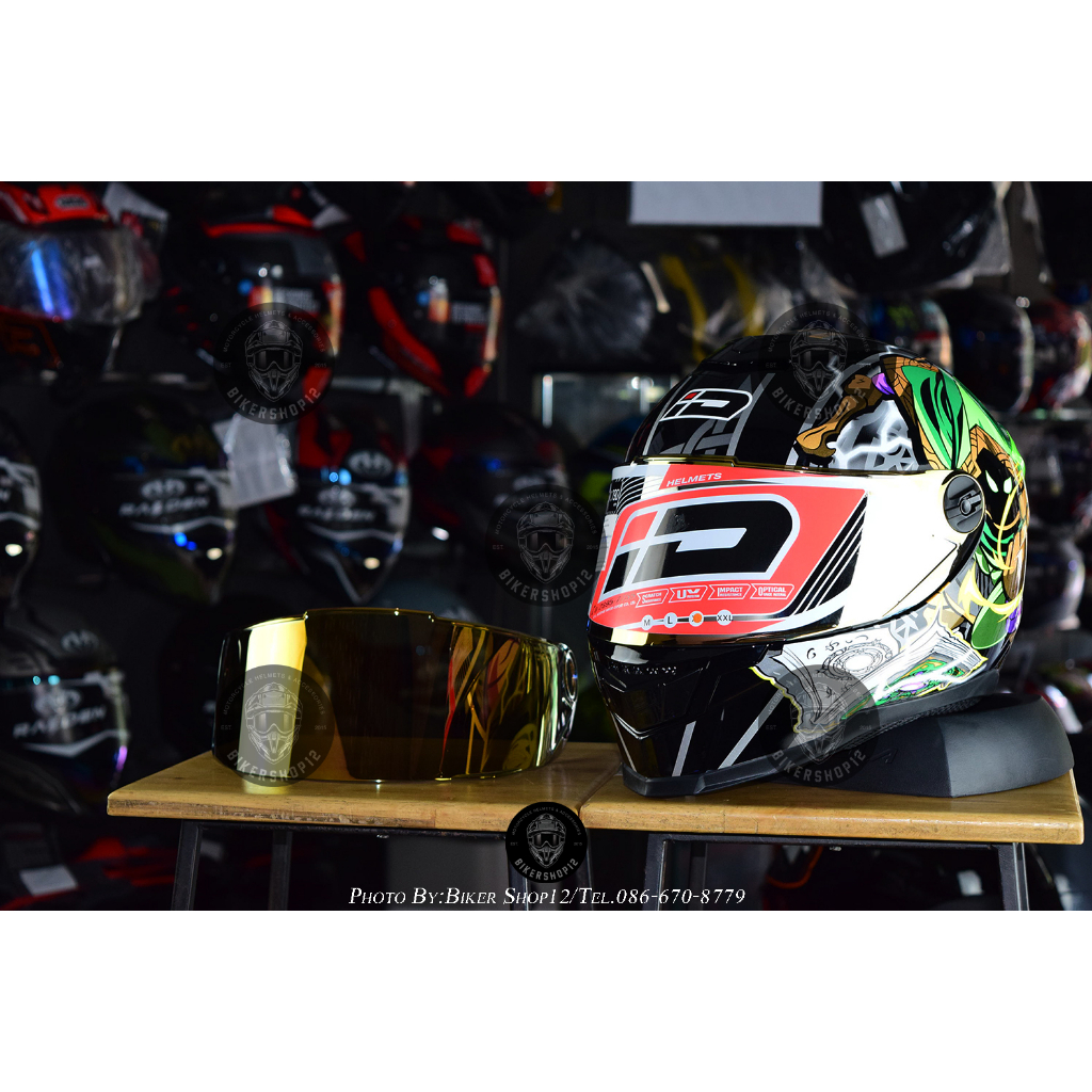 ชิว หรือ หน้ากาก หมวกกันน็อค ID SPARTAN