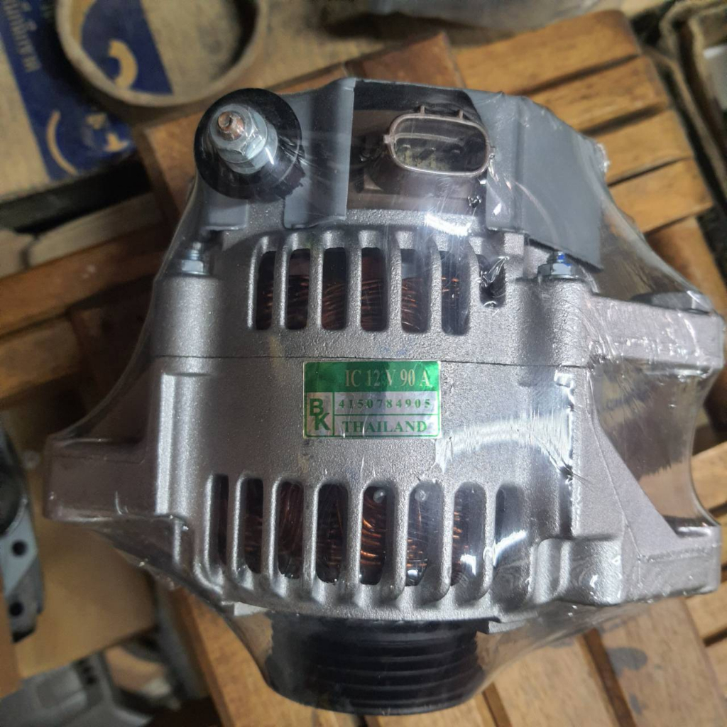 [ ราคาสมาชิกเริ่มต้น 1700 ] ไดชาร์จ Rebuilt วีออส Toyota Vios 1NZ-FE  02-07 ตัวแรก 12V 80A ปลั๊กรี 3 ช่อง มู่เล่ย์ 4PK
