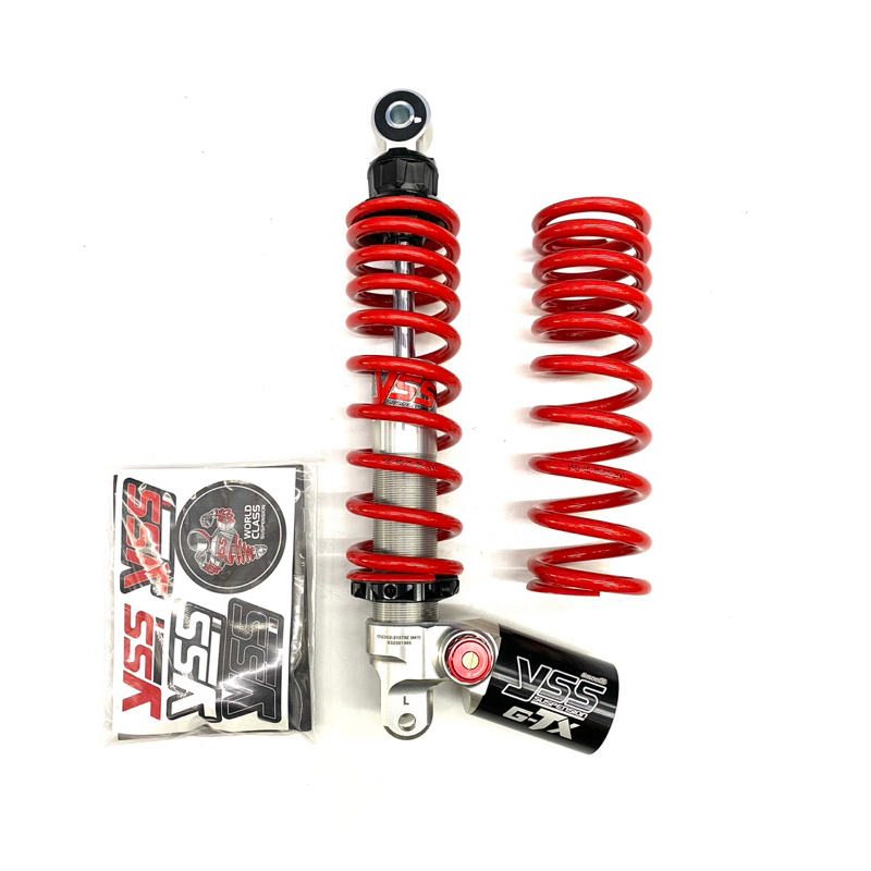 โช้คหลัง YSS รุ่น G-TX.15 ยาว315mm สีแดง ดำ รถ LEAD-125 4V’22/125 2V’21 รหัสOU302-315TRC-20AL958