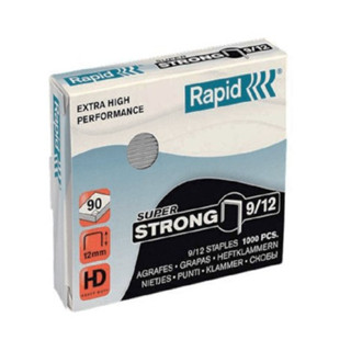 ลวดเย็บกระดาษ Rapid (กล่อง 1,000เข็ม) super strong 9/12