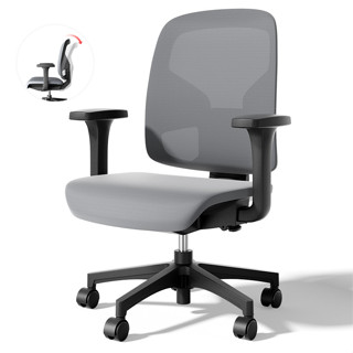 เก้าอี้ทำงาน เก้าอี้สำนักงาน	 Office Chair ประกอบง่ายไม่ต้องใช้สกรู มีที่พักแขน รองรับน้ำหนัก 115 กก.