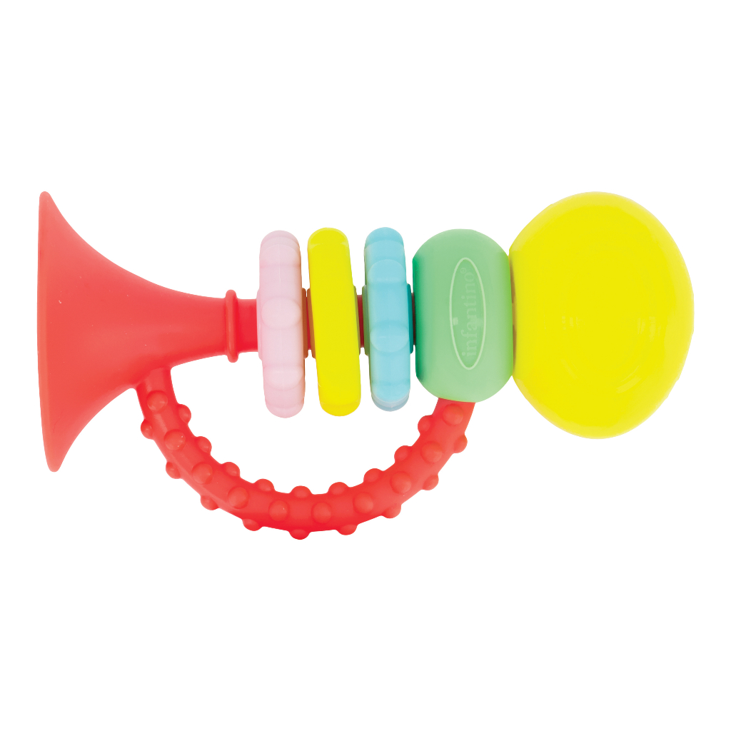 Infantino : Baby's 1st Musical Trumpet - ของเล่นเสริมพัฒนาการ-ยางกัดทรัมเป็ต