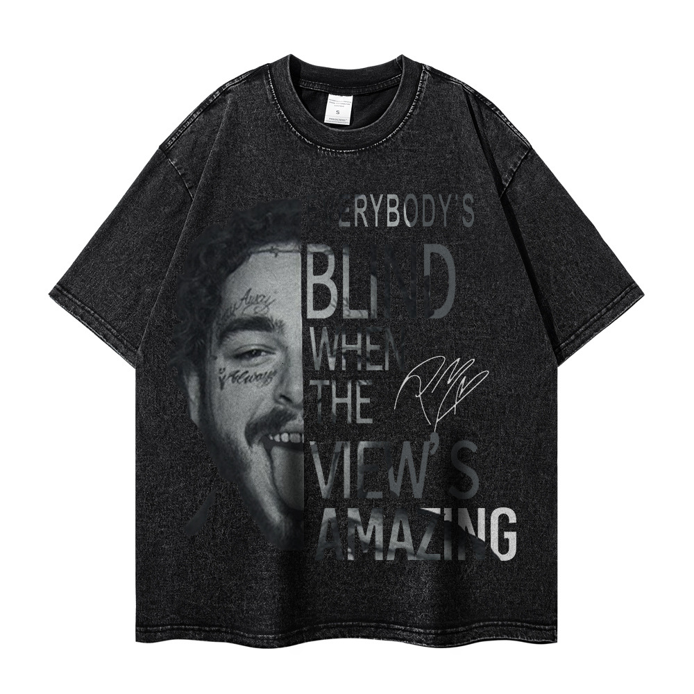 [ใหม่ล่าสุด] รุ่น Malone เสื้อฟอกโวเวอร์ไซส์แนวสตรีทแฟชั่น สกรีนDTGสุดเฟี้ยวไม่ลอกไม่หลุด เนื้อผ้าหนาCotton100%