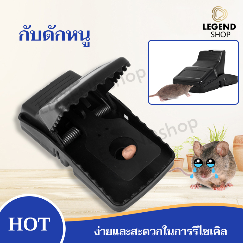 ที่ดักหนู แบบสปริง ความไวส อุปกรณ์ดักหนู เหยื่อดักหนู กับดักหนูสปริง ไม่ต้องสัมผัสโดนตัวหนู ไม่ใช้สารเคมี mouse traps