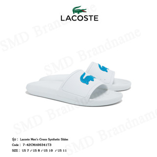 Lacoste รองเท้าแตะ รุ่น Lacoste Mens Croco Synthetic Slides Code: 7-42CMA00341T3