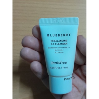 [ของแท้ 100%]《ขนาดทดลอง》โฟมล้างหน้า innisfree Blueberry Rebalancing 5.5 Cleanser (10 ml.)