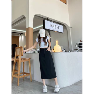 พร้อมส่ง‼️สาวพลัสไซร์ S-5XL(ทักแชทสอบถามก่อน) กระโปรงสไตล์ y2k งานซิปตะขอหน้า ดีเทลผ่าหลัง สาวพลัสไซร์ แอบเซ็กซี่นิดๆ