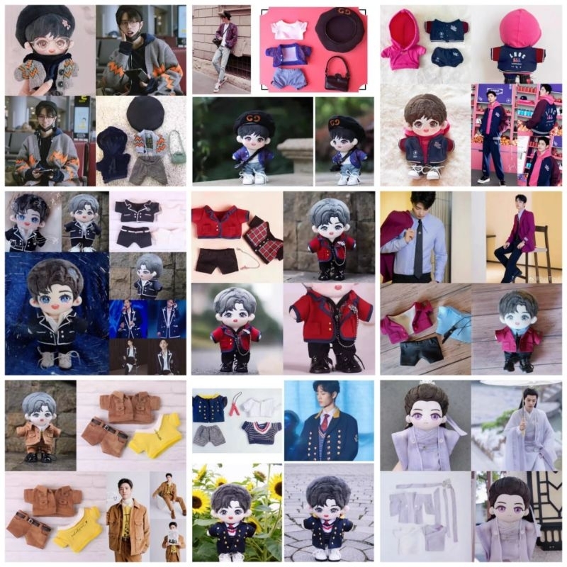 ชุดตุ๊กตา​ เซียวจ้าน xiaozhan พรี​ออเดอร์​ ขนาด 20cm