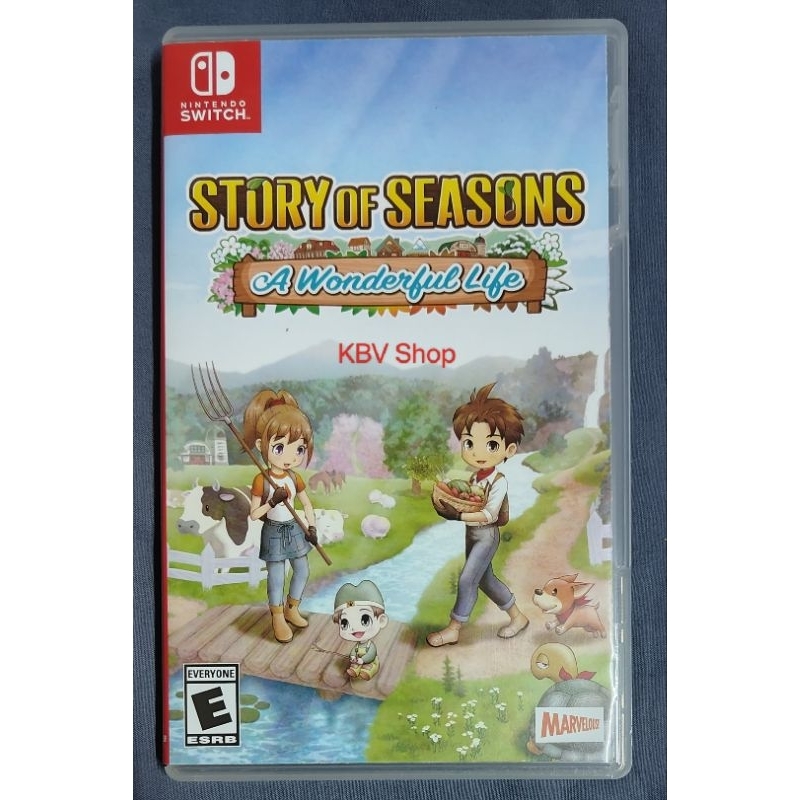 (ทักแชทรับโค๊ด)(มือ 2)Nintendo Switch : Story of Seasons a Wonderful Life มือสอง