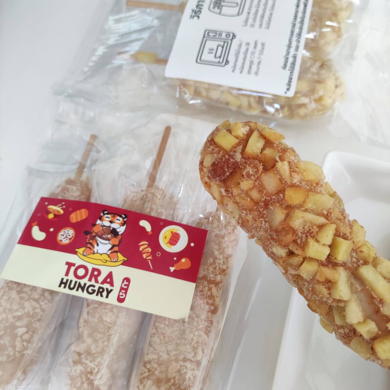 คอร์นด็อกชีส แพ็ค 3 ไม้ คอร์นด็อกเกาหลี corndog ส่งฟรีเจลเย็น