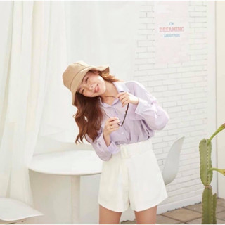 Used Once💜 เสื้อ Lookbook Tommy สี Lilac