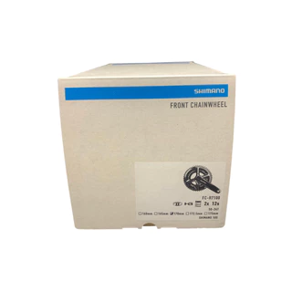 จาน Shimano 105 12 Speed รุ่น FC-R7100 แบบจาน 2 ใบ