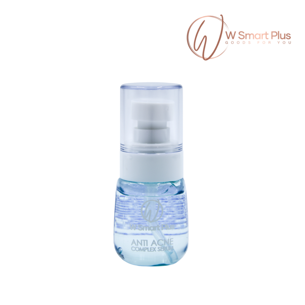 [เนื้อบางเบาสารสกัดเข้มข้นขึ้น] W Smart Plus Anti Acne Complex Serum 40g. เซรั่มบำรุงผิวช่วยลดสิว