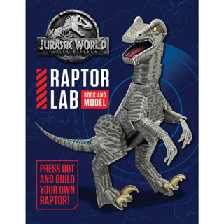 หนังสือต่างประเทศ Jurassic World Fallen Kingdom Raptor Lab: Book And Model Jurassic World 2 ISBN: 9781405290906