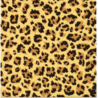 Pladao Napkin ภาพลายแต่ง ซาฟารี Skin เสือดาว Safari Leopard กระดาษแนพกิ้น สำหรับงานศิลปะ เดคูพาจ decoupage ขนาดL 33x33