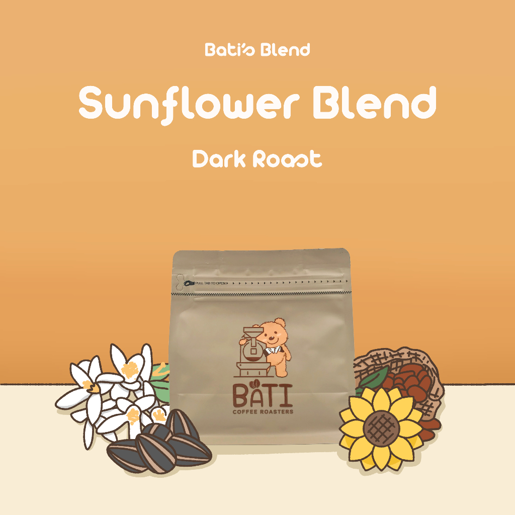 BATI'S DARK CHOCOLATE BLEND เมล็ดกาแฟดํา คั่วเข้ม คั่วสดใหม่ | 100% Arabica | Dark Roast Coffee Beans