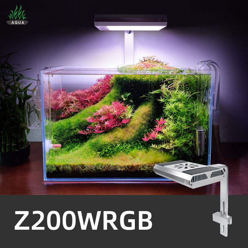 Week Aqua Z-200 WRGB รุ่นปุ่มกด โคมไฟตู้ไม้น้ำ แบบแขวนสุดเท่ 70W ไฟสำหรับตู้ 24 นิ้วขึ้นไป แบบรุ่นปุ