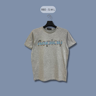 เสื้อยืด Replay (รหัส 080) สกรีนลายเท่ๆสวมใส่สบาย ระบายอากาศดี ไม่หด รีดง่าย