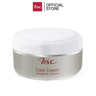 BSC MASSAGE & CLEANSIN COLD CREAM บีเอสซี มาสซาจเคล็นซิ่งโคลด์ครีม ครีมนวดหน้าและล้างหน้า ช่วยล้างเครื่องสำอางอย่างหมดจด