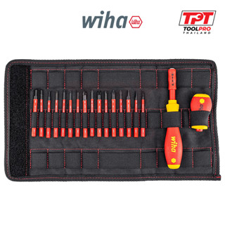 Wiha ชุดไขควงกันไฟฟ้า VDE slimVario Screwdriver &amp; Bit Set (41231)