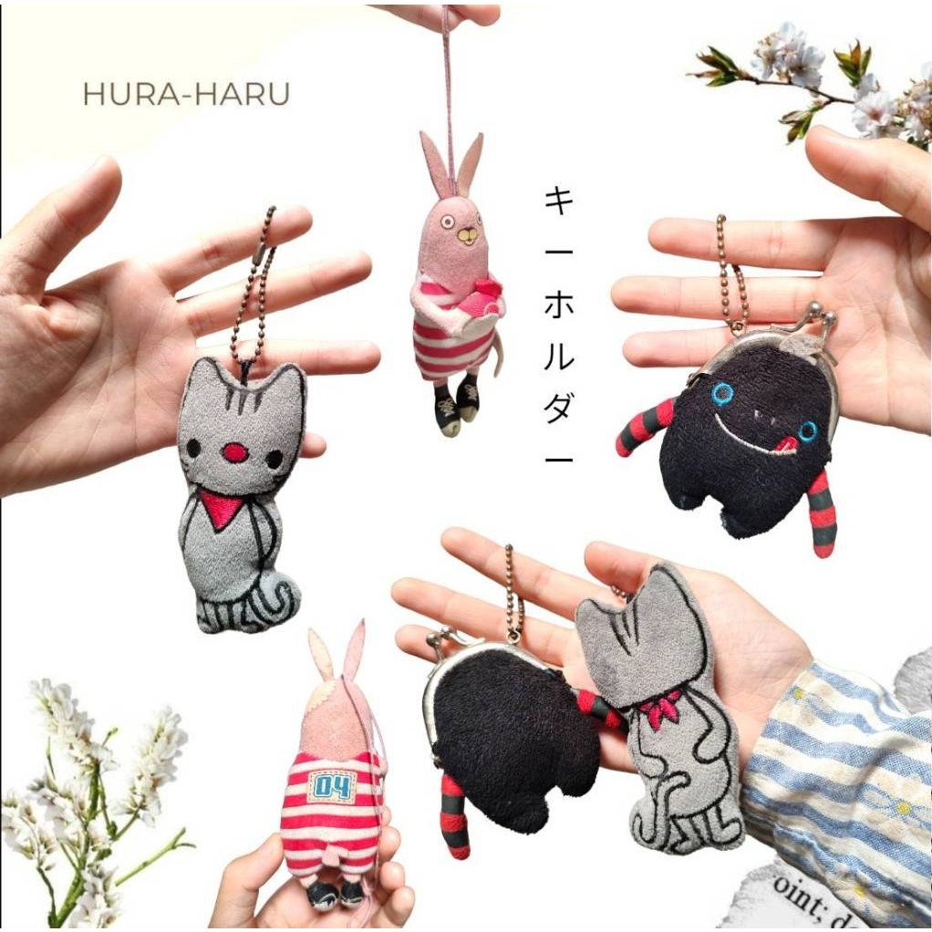 พวงกุญแจน่ารักๆ 😸/🐰/😋 Bk 001 - 002