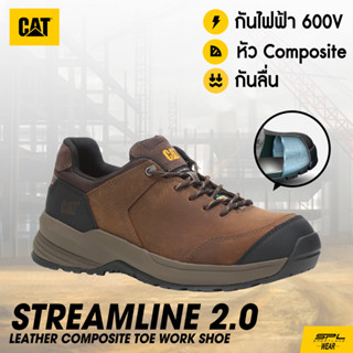 CAT Caterpillar รองเท้าเซฟตี้ รองเท้านิรภัย M Streamline2.0 LeatherCT CSA P725307 (6900)