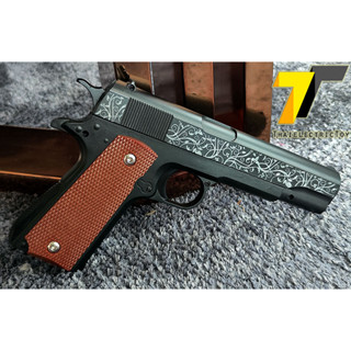 (ส่งฟรี) ปื นอัดล มเหล็ก Co lt 1911 Limited Edition ชักยิงทีล่ะนัด ลำกล้องยาว 7.5 นิ้ว หนัก 491 กรัม