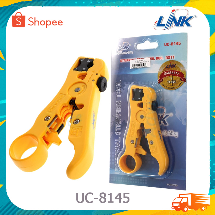 คีมปอกสาย ทีวี/กล้องวงจรปิด RG59/RG6/RG11 LINK (UC-8145)