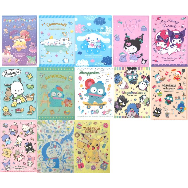 【Direct from Japan】Sanrio, Japan Anime Plastic File Folders A5 Paper 2 Storage Stationery (Little Tw